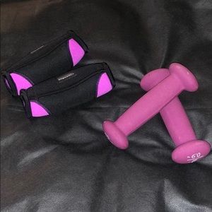 Dumbbells and Hand weights